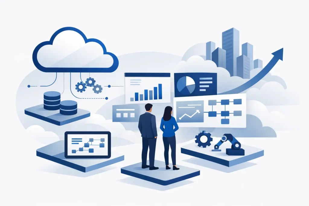 ERP en la nube sin servidores para crecer